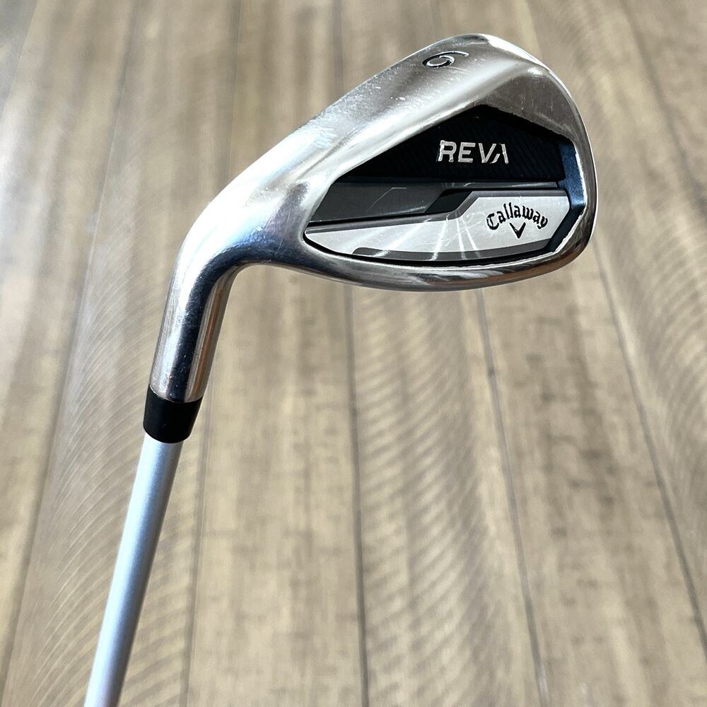 Left-Handed Women's Callaway REVA Single 9-Iron Ladies Graphite Shaft 35.5”